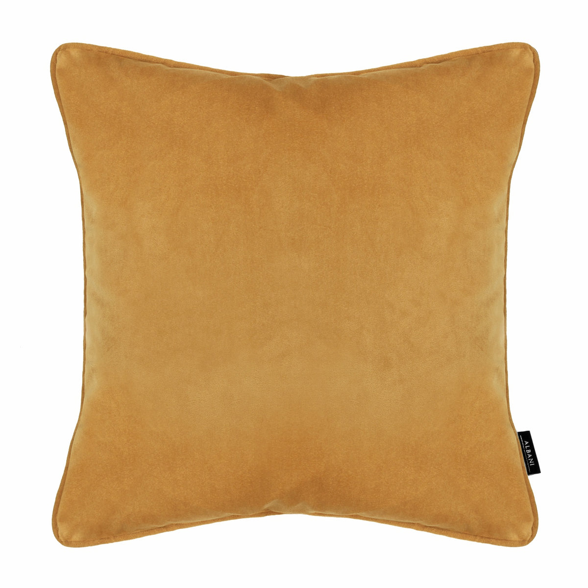 Coussin jaune moutarde Glory