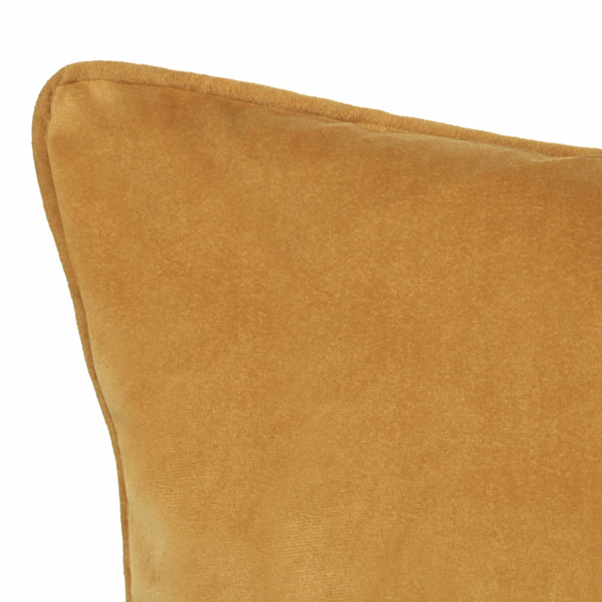 Coussin jaune moutarde Glory