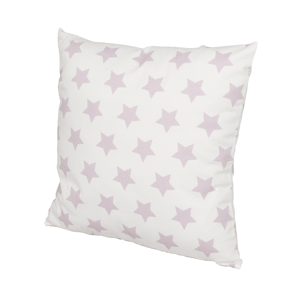 Cushion purple stars
