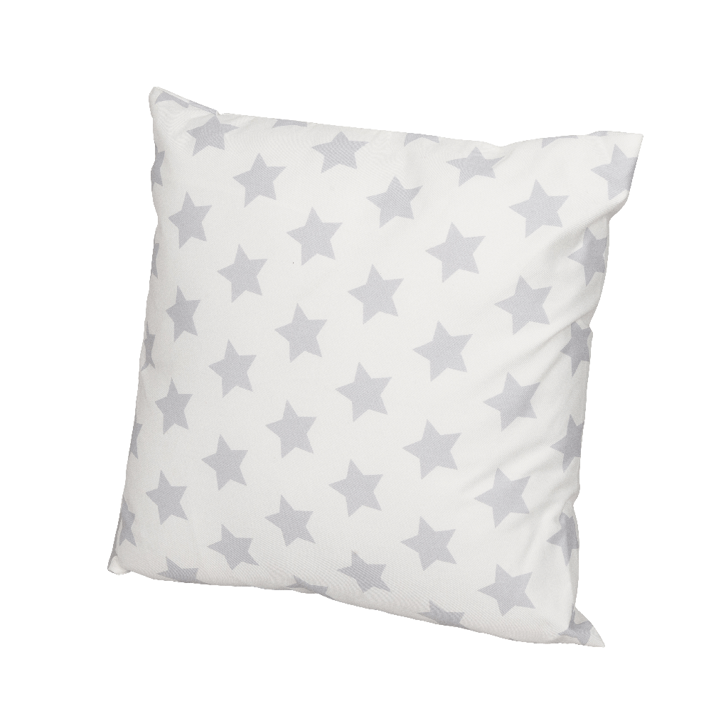Cushion gray stars